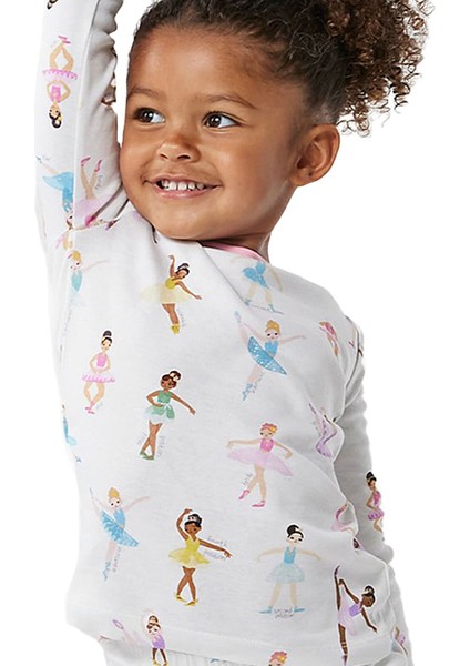 Ballerina Kız Çocuk Pijama Takımı