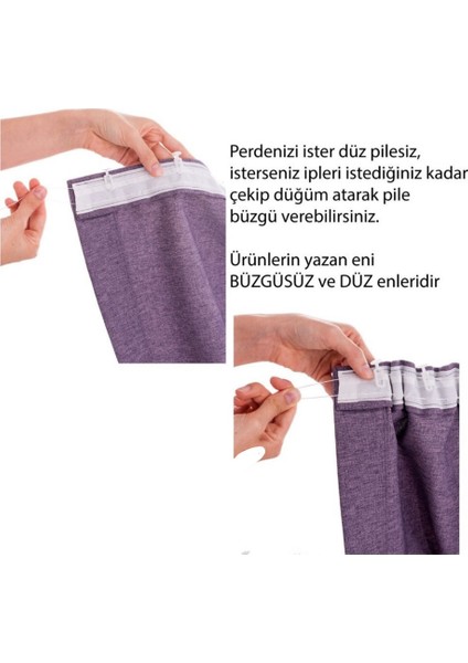 Açık Gri Ada Fonluk Ekstraforlu Düz Dikim Fon Perde indirimleri