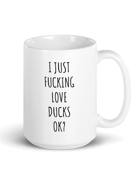 Ördeklere Bayılıyorum Kupa - Ördek Kupa - Ördek Hediyesi - Ördek Kupaları - Ingiliz Kupası fırsatları