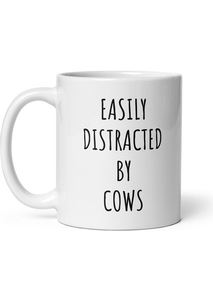 Ineklerin Dikkati Dağılır - Inek Kupa - Inek Hediyesi - Sevgilisine Hediyeler - Ingilizce Kupa fiyatları