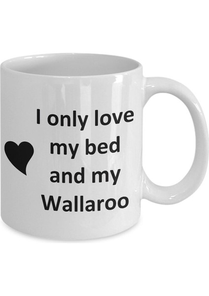 Komik Wallaroo Lover Kupa - Pet - Love My Wallaroo Kahve Fincanı- Ingilizce Kupa Bardak