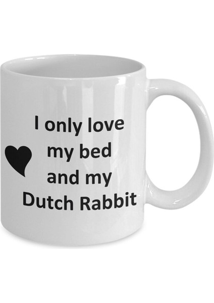 Komik Hollandalı Tavşan Sevgilisi Kupa - Pet - Love My Dutch Rabbit Kahve Fincanı- Ingilizce Kupa fiyatları