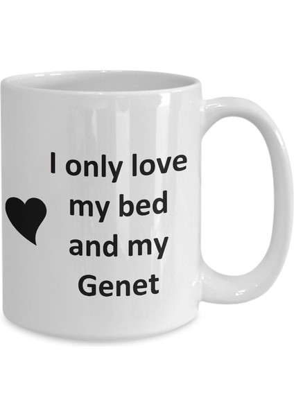 Komik Genet Lover Kupa - Pet - Love My Genet Kahve Fincanı- Ingilizce Kupa Bardak