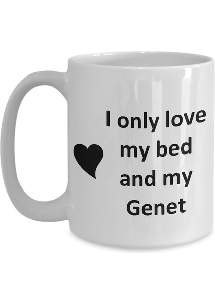 Komik Genet Lover Kupa - Pet - Love My Genet Kahve Fincanı- Ingilizce Kupa Bardak modelleri