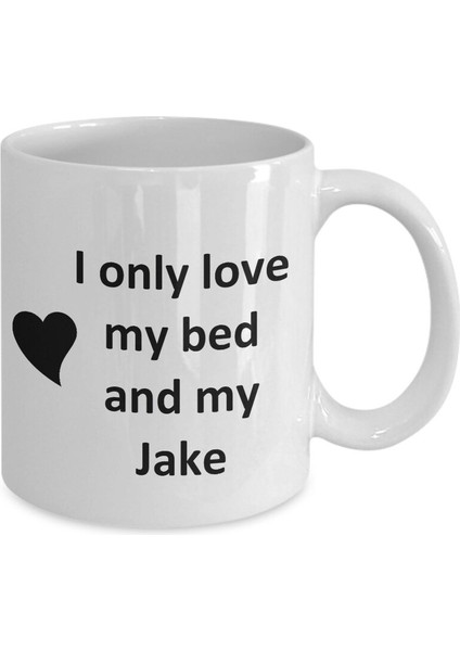 Jake Lover Kupa - Kedi Köpek Kuş Evcil Hayvan Adı - Love My Jake Adı Kahve Ingilizce Kupa fiyatları
