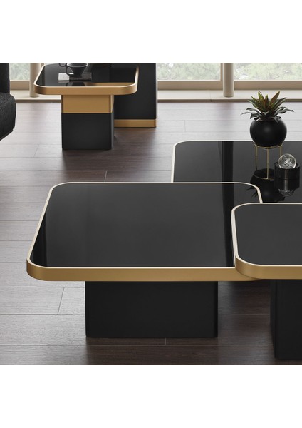 Valio Büyük Orta Sehpa - Siyah