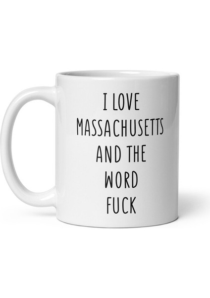 Massachusetts Kupa, Massachusetts Hediyesi, Massachusetts Kupası, Komik Ingilizce Kupa Bardak