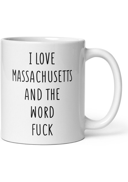 Massachusetts Kupa, Massachusetts Hediyesi, Massachusetts Kupası, Komik Ingilizce Kupa Bardak