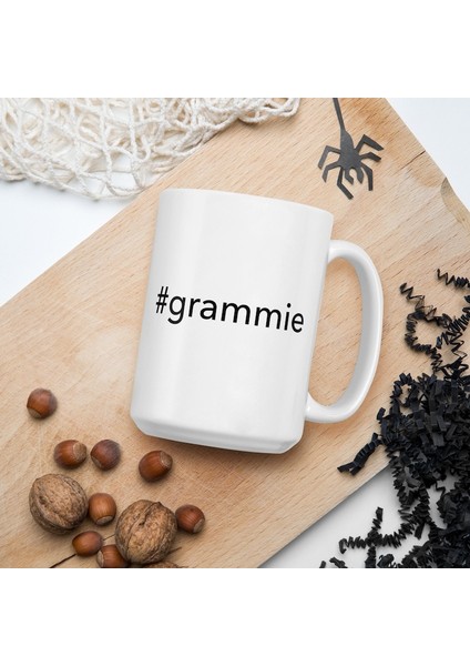 Hashtag Grammie Kupa Kişiye Özel Kahve Kupa Bardak Ingilizce Kahve Kupa Kahve Fincanı Kupa