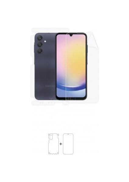 Samsung Galaxy A25 5g Ön, Arka ve Yan 360 Derece Tam Kaplama Poliüretan Film