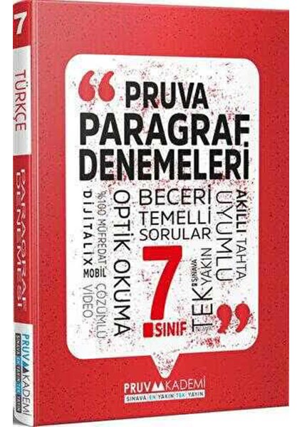 Pruva 7. Sınıf Paragraf Denemeleri