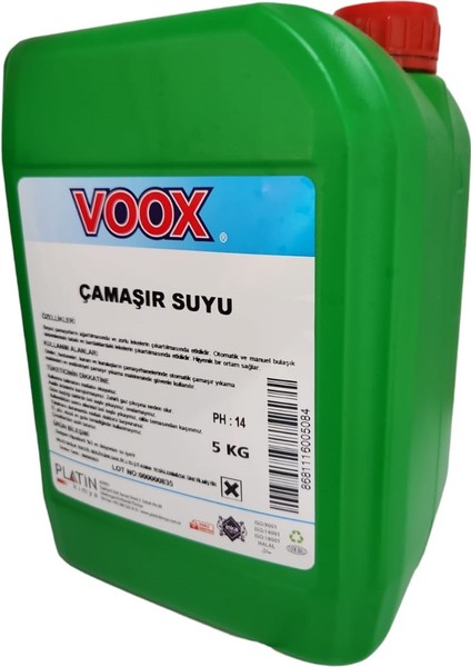 Çamaşır Suyu 5 Lt