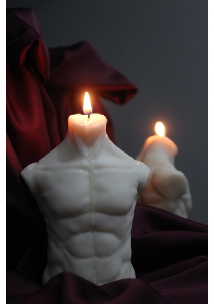 Erkek Gövde Soya Mumu, Dekoratif Mum , Elyapımı modelleri