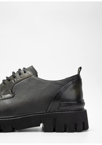 Erkek Deri Yeşil Casual Ayakkabı 698 1082-8 Erk Ayk SK23/24 Yesıl Fltr indirimleri