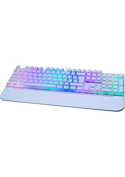 TR-MK10PD Pudding Tuşlu Bilek Destekli Blue Switch Rgb Beyaz Oyuncu Mekanik Klavye fiyatları