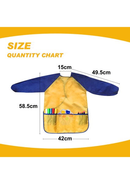 3'lü Çocuk Boyama Ters Bluz (Yurt Dışından)