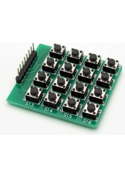 Emay Center Arduino Keypad 4x4 Matrix 16 Buton Switch Tuş Takımı