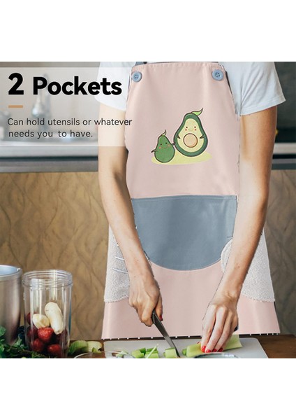 Yetişkinler Için 2'li Askılı Avokado Önlük-Pembe (Yurt Dışından) indirimleri