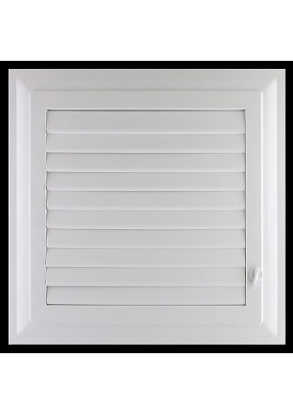 Menfez Banyo Wc Tuvalet Depo Havalandırma Plastik Panjur Beyaz 65X65 cm