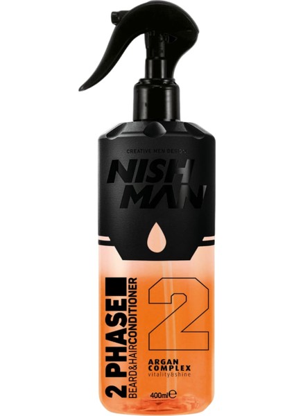 Nıshman Çift Fazlı Argan Içerikli Fön Suyu 400 ml