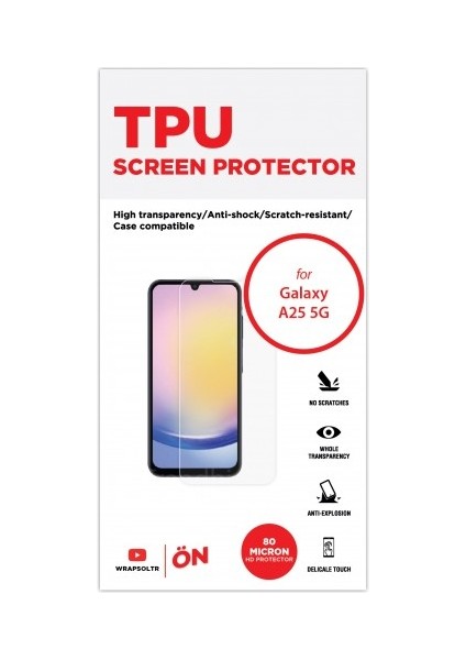 Samsung Galaxy A25 5g Ekran Koruyucu Tpu Film fiyatları