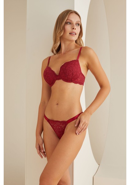 Hafif Destekli Sütyen Külot Takım 4818