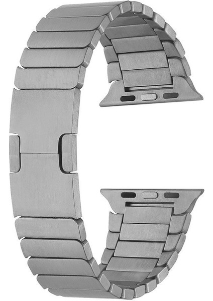 Zeblaze Ares 3 Pro Kordon Metal Çizgi Tasarım Klipsli KRD82 Gümüş
