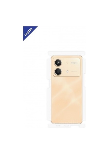 Xiaomi Redmi Note 13R Pro Mat Arka ve Yan Koruyucu Poliüretan Film