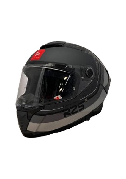 Thunder 4sv R25 C2 Şeffaf Vizörlü Motosiklet Kaskı Mat Gri