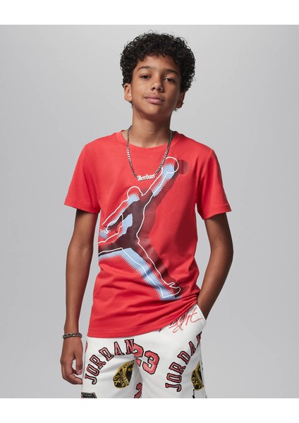 Nıke Jordan Jdb Jumpman Hbr Haze Out S/s Erkek Çocuk Tişört