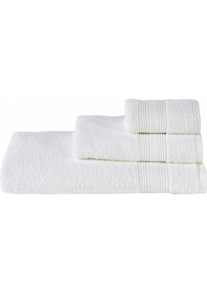 Soft Touch %100 Pamuk 70X140 cm Havlu Offwhite fırsatları