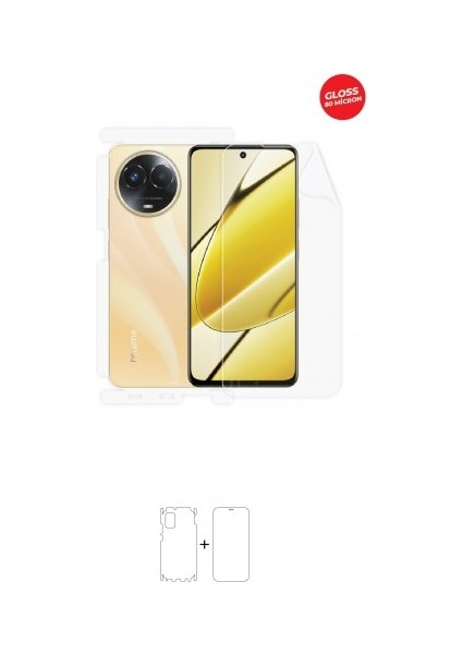 Realme 11 5g Ön, Arka ve Yan 360 Derece Tam Kaplama Tpu Film