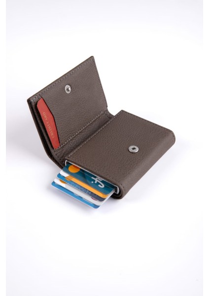 Polo Man's Vizon Bol Kartlı Kağıt Para Bölmeli Otomatik Mekanizmalı Unisex Cüzdan Kartlık PBU10822 fiyatları