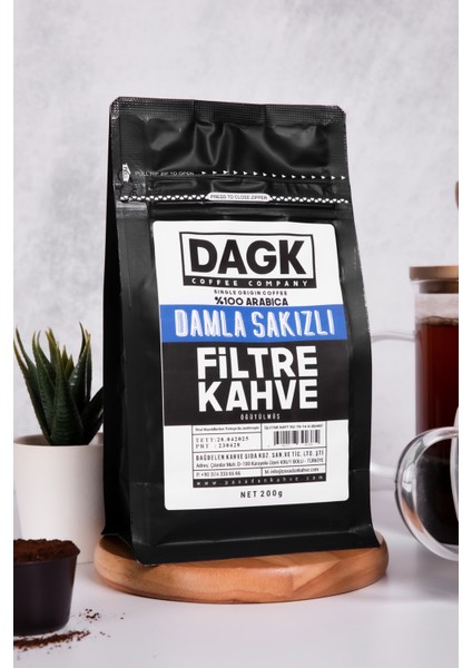 Damla Sakızlı Filtre Kahve Öğütülmüş 200G (Aromalı)