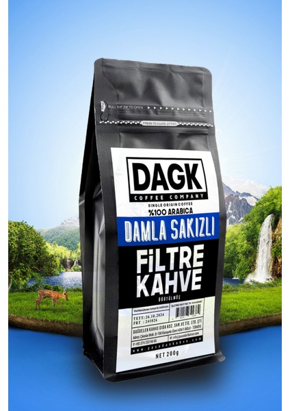 Damla Sakızlı Filtre Kahve Öğütülmüş 200G (Aromalı)