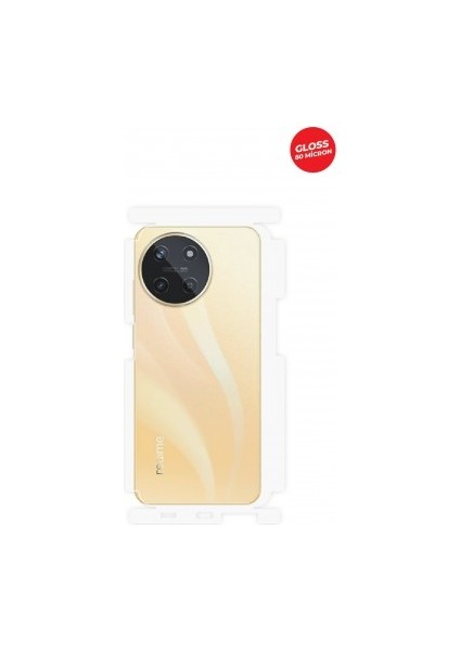 Realme 11 4g Arka ve Yan Koruyucu Tpu Film
