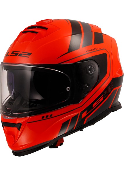 Storm 2 Fıst Mat Turuncu-Siyah Kask