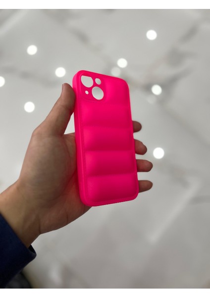 Apple iPhone 14 Uyumlu Şişme Puffer Silikon Telefon Kılıfı fiyatları