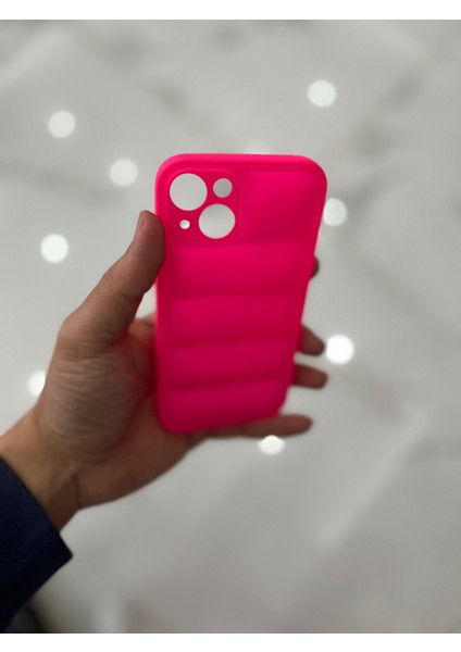 Apple iPhone 14 Uyumlu Şişme Puffer Silikon Telefon Kılıfı modelleri