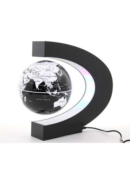 Mıknatıslı Ortada Dönen Dünya Küre Dekoratif Hediyelik