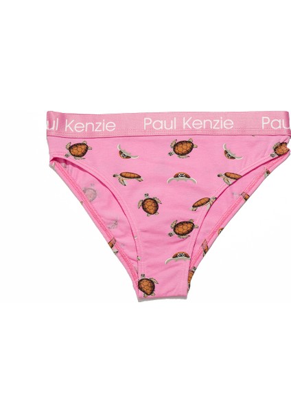 Desenli Kadın Slip Külot – Eco Characters – Turtley