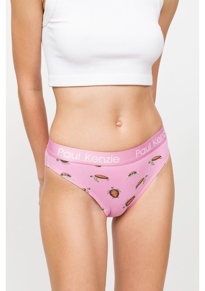 Desenli Kadın Slip Külot – Eco Characters – Turtley indirimleri