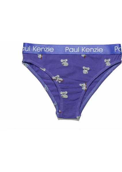 Paul Kenzie Desenli Kadın Slip Külot – Eco Characters – Koala