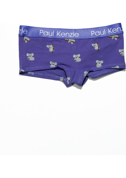 Paul Kenzie Desenli Kadın Boyshort Külot – Eco Characters – Koala