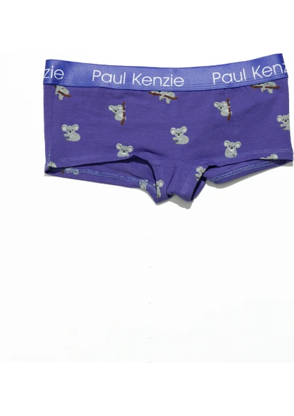 Paul Kenzie Desenli Kadın Boyshort Külot – Eco Characters – Koala