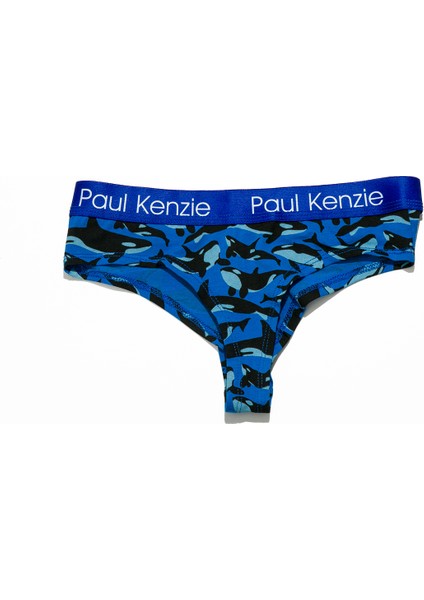 Paul Kenzie Desenli Kadın Cheeky Külot – Eco Characters – Oh Whale