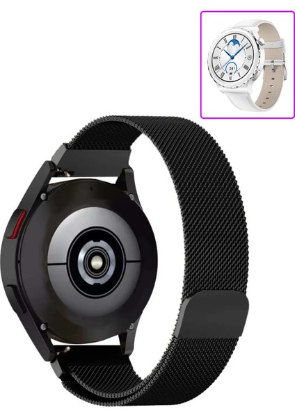 Huawei Watch Gt3 Pro 43MM Seramik Uyumlu Kordon Hasır Metal Örgü Mıknatıslı Milano Kayış fiyatları