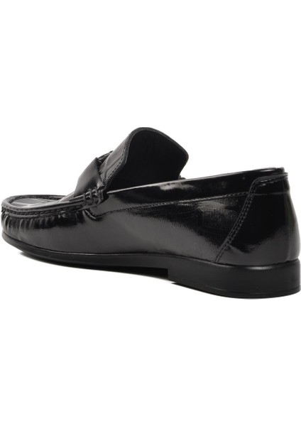 Pierre Cardin 25104 Siyah Rugan Deri Erkek Loafer Ayakkabı