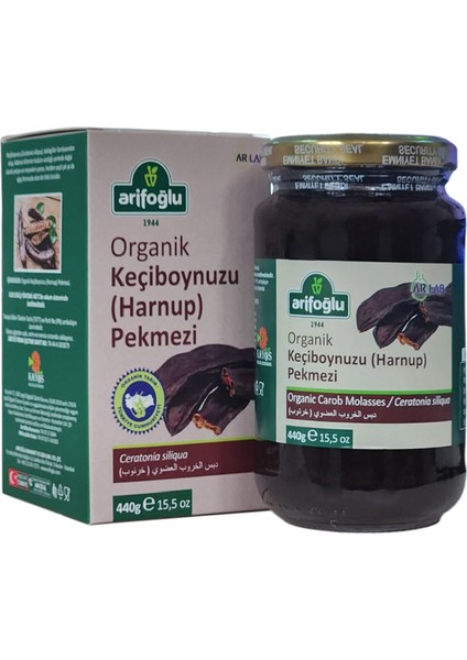 Organik Keçiboynuzu (Harnup) Pekmezi 440GR