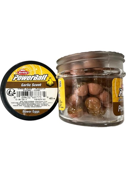 Power Bait Garlic Scent - Clear Gold - Natural